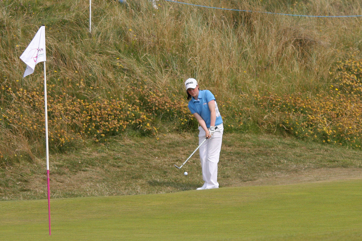 Leona Maguire chipping
