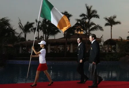Graeme McDowell and Rory McIlroy have represented Ireland in the World Cup. There is no Northern Ireland team.