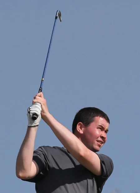 Damien Coyne was on fire in the firrst round of the AIG sponsored Irish Close, firing a 64 at Connemara. Picture: Thos Caffrey / www.golffile.ie