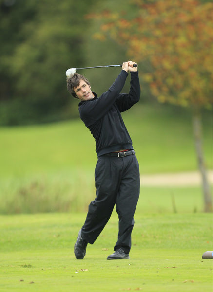 Tim Rice on the 15th tee during round the of the Cassidy Golf 103rd Irish PGA Championship in Roganstown Golf Club. Picture: Thos Caffrey / www.golffile.ie