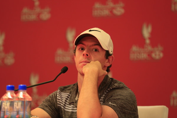 Rory McIlroy visited the media centre to speak about the ruling. Picture: Eoin Clarke www.golffile.ie
