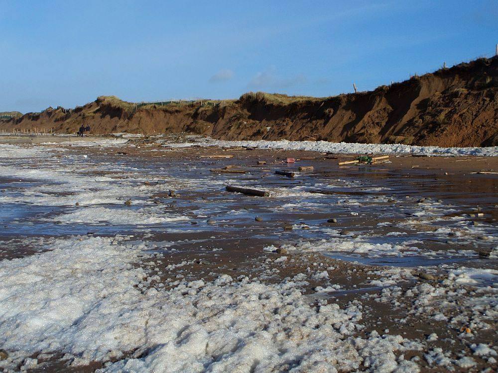 More storm damage has been caused to the dunes in Doonbeg. Picture via Claire Gallagher @galocon