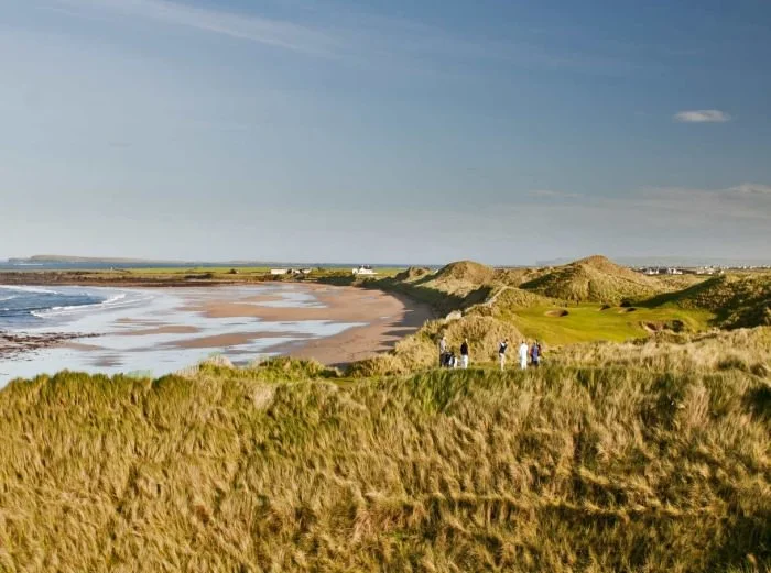 Doonbeg — home to golfers, the grey dunes and the microscopic snail Vertigo angustior. Picture via doonbeglodge.com