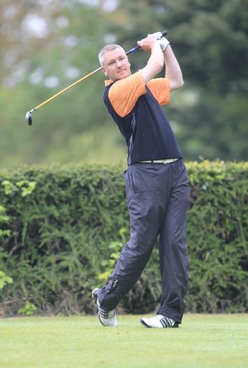 Dungarvan's Alan Thomas, pictured during the 2013 Mullingar Scratch Trophy, was in fine form at West Waterford. Picture: Thos Caffrey www.golffile.ie