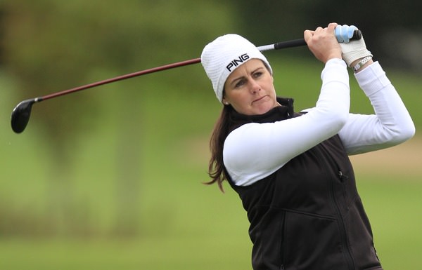 Hazel Kavanagh (Carr Golf Services) during the Cassidy Golf 103rd Irish PGA Championship last year. Picture: Thos Caffrey / www.golffile.ie