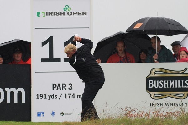 John Daly on the 11th during round one of the 2012 Irish Open at Royal Portrush. Picture Fran Caffrey www.golffile.ie