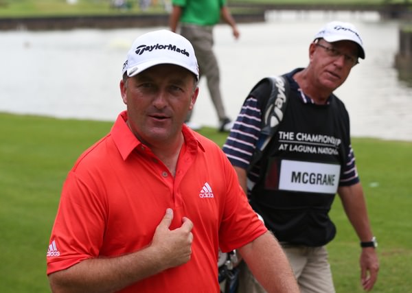 Damien McGrane edged out Niall Kearney at Shannon. Pictured in Singapore recently by Picture: David Lloyd / www.golffile.ie