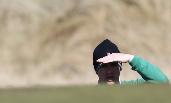 Out of sight. Palmerstown Stud's Niall Gorey. Picture Jenny Matthews / www.golffile.ie
