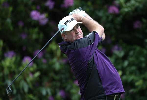 Damian Mooney, pictured in action at Wentworth last week, leads the Newbridge Silver sponsored K Club Pro-Am. Picture: David Lloyd / www.golffile.ie