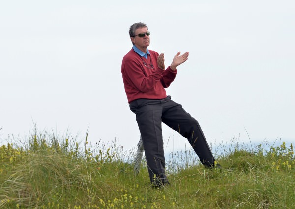 European Ryder Cup Vice Captain Des Smyth watching the final at Seapoint. Picture by Pat Cashman www.cashmanphotography.ie