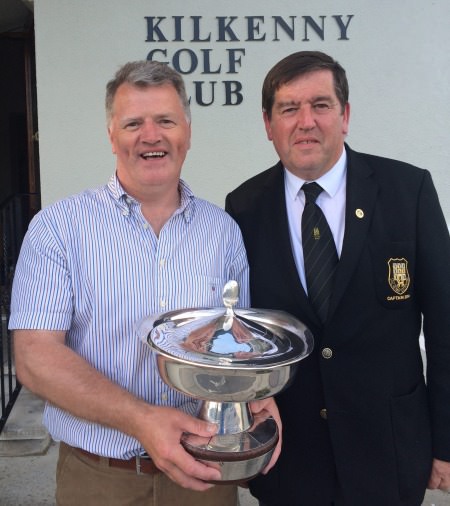 Eddie Power and Kilkenny Golf Club captain Denis Brophy