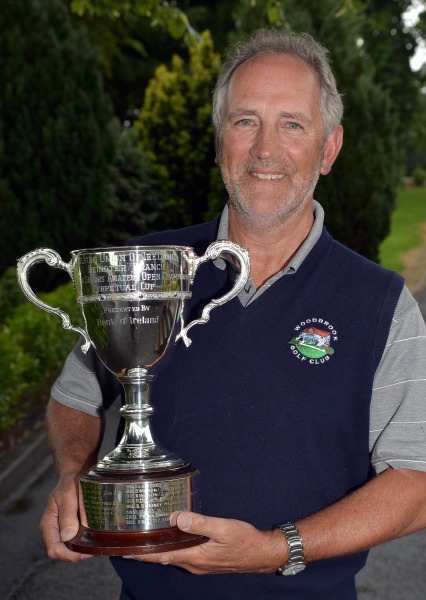 John L Hughes (Woodbrook) winner of the 2014 Leinster Seniors Open Championship at Forrest Little Golf Club today (25/06/2014). Picture by Pat Cashman 