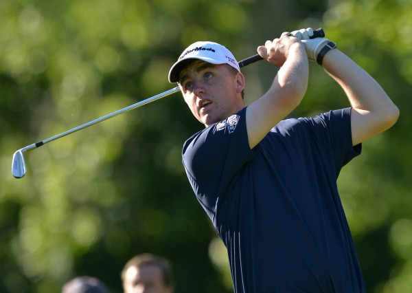 Thomas Mulligan (Laytown & Bettystown) driving at the 17th in the Multi Cargo Ltd (Dublin Airport) sponsored Leinster Boys Under 15 Open Championship at Beaverstown. Picture by Pat Cashman www.cashmanphotography.ie