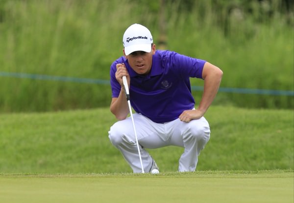 Cian McNamara. Cian McNamara during the Irish Open at Fota Island. Picture: Thos Caffrey / www.golffile.ie