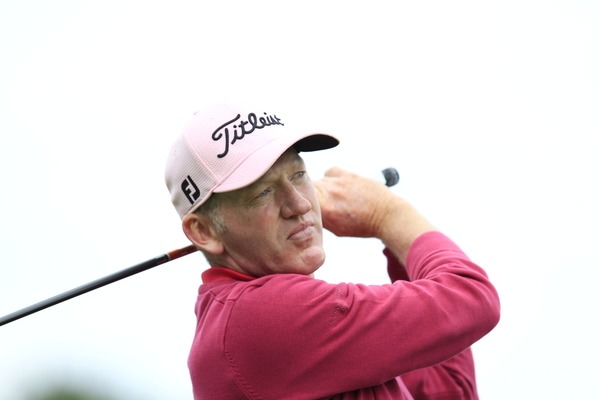 John Kelly tees off the 18th during round one of the 2014 Irish Open at Fota Island Resort, Cork, Ireland. 19th June 2014. Picture: Eoin Clarke www.golffile.ie