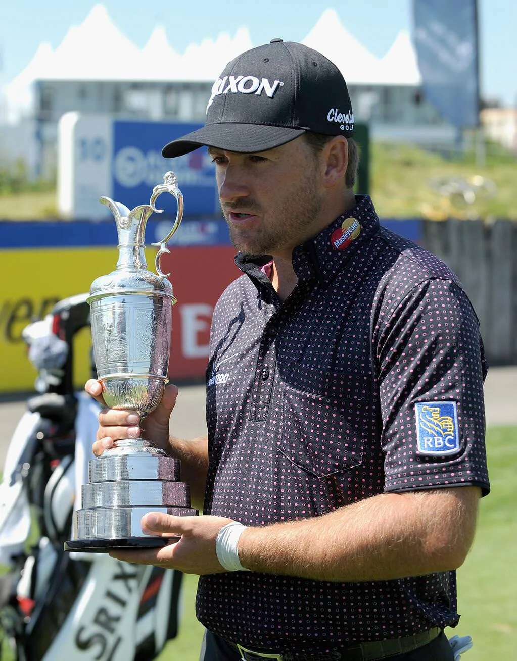 Graeme McDowell with the Claret Jug in Paris this week. An omen? 