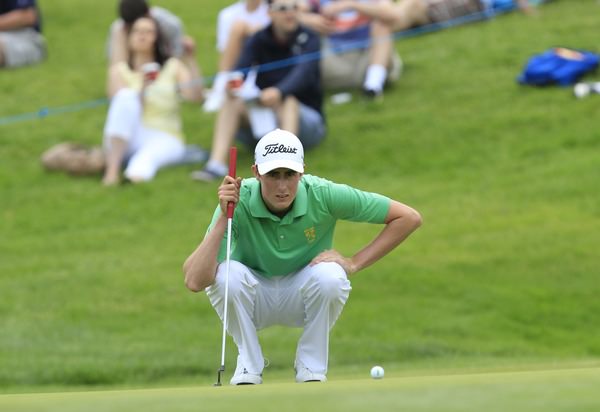 Gary Hurley was a rock for Ireland in the semi-final win over England. Picture: Thos Caffrey / www.golffile.ie