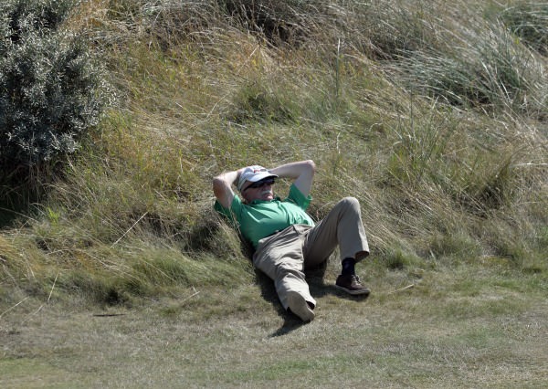 President of the Golfing Union of Ireland Liam Martin watching the Interprovincial Matches at Island Golf Club. Picture by Pat Cashman