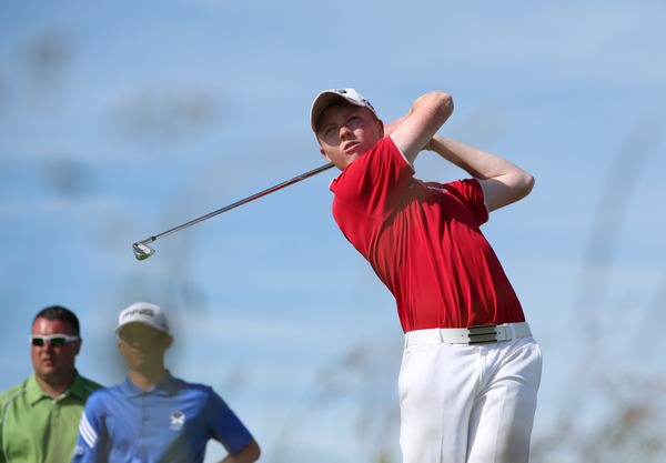 Robin Dawson in action in the Amateur Championship earlier this summer. Picture: David Lloyd / www.golffile.ie