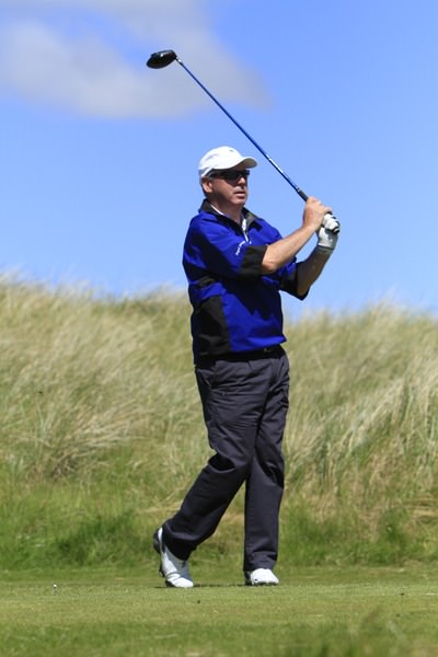 Garth McGimpsey (Bangor) during the Irish Seniors Amateur Open Championship at Waterville in May. Picture: Thos Caffrey / www.golffile.ie