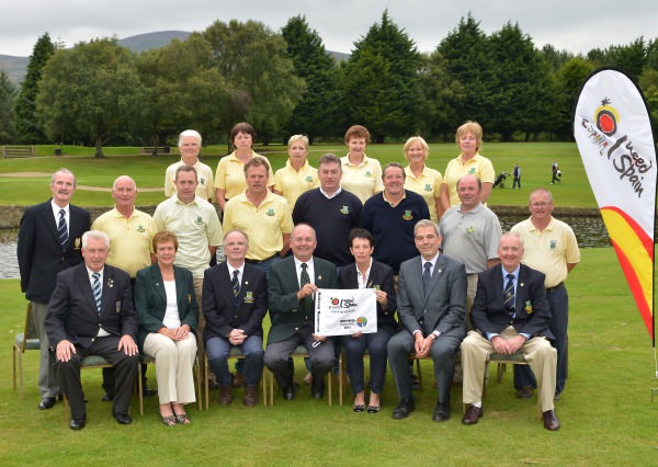 Castlecomer Irish Mixed Foursomes team beaten finalists in the final of the I Need Spain Irish Mixed Foursomes at Warrenpoint Golf Club today (05/09/2014). Picture by Pat Cashman