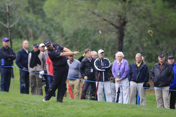 Shane Lowry plays from the rough. Picture Fran Caffrey www.golffile.ie
