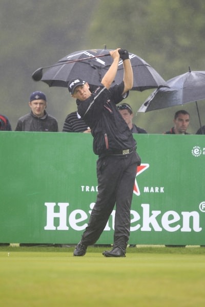 Seamus Power during round one of the 2013 Irish Open at Carton House, where he finished T63. Picture: Thos Caffrey / www.golffile.ie