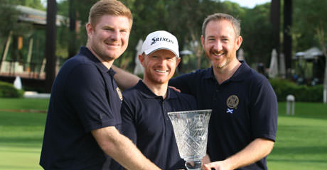 Winners Gareth Wright, Graeme Brown and Graeme Fox