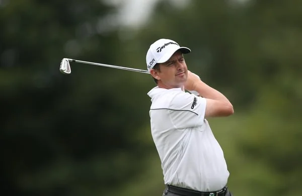 Peter Lawrie in action at Leopard Creek on Thursday.&nbsp;Picture: David Lloyd / www.golffile.ie