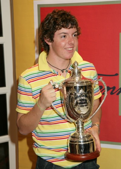 Rory McIlroy, then 16, won the inaugural Rosapenna Senior Scratch Cup in 2005