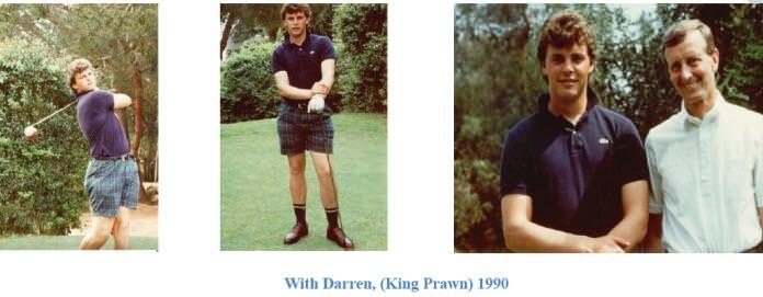 Former GUI coach Howard Bennett recalled Darren Clarke's liking for prawn s back in 1990
