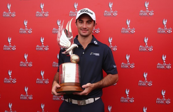 Gary Stal with the Abu Dhabi HSBC Golf Championship. Picture © Getty Images