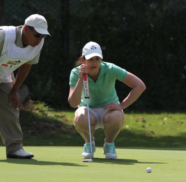 Maria Dunne en route to second place in the 2015 South American Amateur Open Championship at Lima Golf Club, Peru