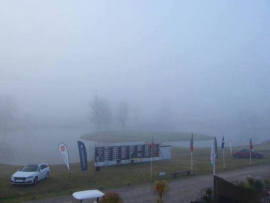 Early morning fog delayed the second round of the Portuguese Amateur Championship. Picture via Federação Portuguesa de Golfe