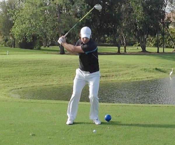 Stephen Grant en route to his revise win on the Minor League Golf Tour in 2013