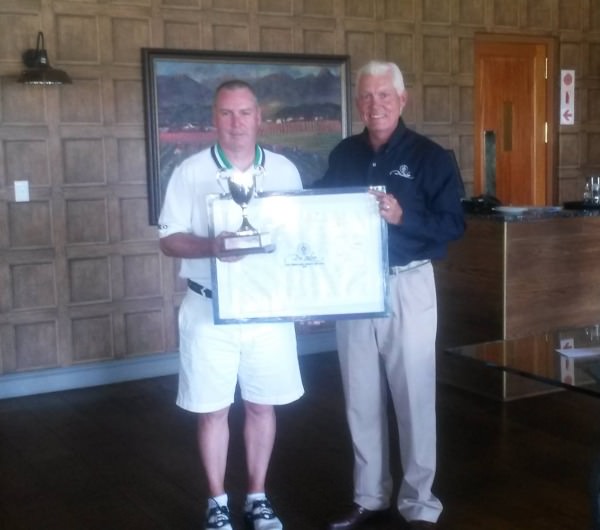 Cape Winelands Senior Amateur Open Champion 2015, Garth McGimpsey. Picture via De Zalze Golf Club
