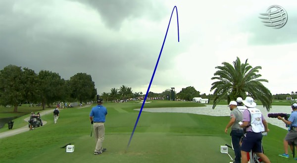 JB Holmes aces the 4th at the Blue Monster at Trump Doral.