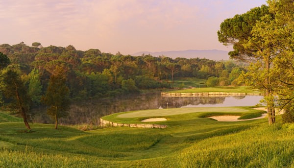 The par-three 11th at PGA Catalunya Resort