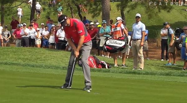 Pádraig Harrington birdies the fifth
