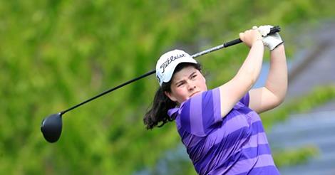Niamh McSherry is tied for the lead in the Irish Women's Open Strokeplay at Dun Laoghaire