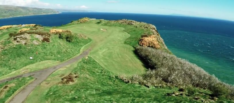 The par-three second at Cairndhu is one of the holes featured in the Ultimate Round