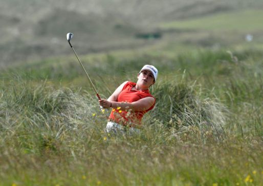 Mary Doyle en route to victory in the 2014 Irish Women's Close. Picture: Pat Cashman