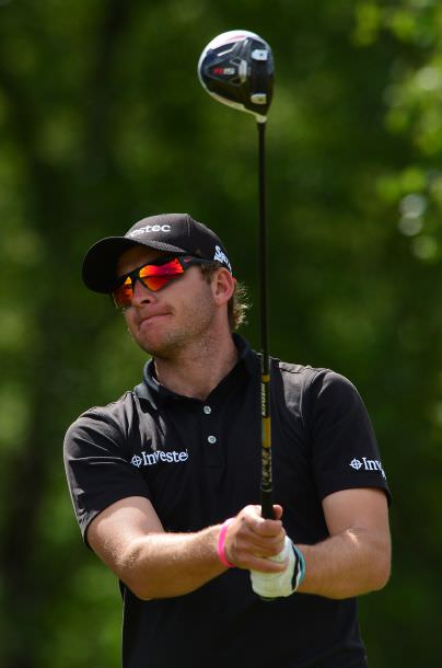 Dean Burmester of Republic of South Africa in action during the third round of the 2015 SSE Scottish Hydro Challenge at the MacDonald Spey Valley Championship Golf Course on June 27, 2015 in Aviemore, Scotland. (Photo by Mark Runnacles/Getty Images)