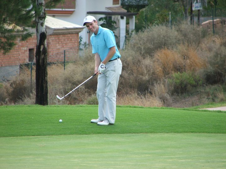 Justin Kehoe is enjoying life as an amateur golfer. Picture courtesy Justin Kehoe/Facebook