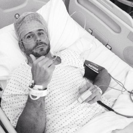 Stephen Grant has been in the wars with a hernia.