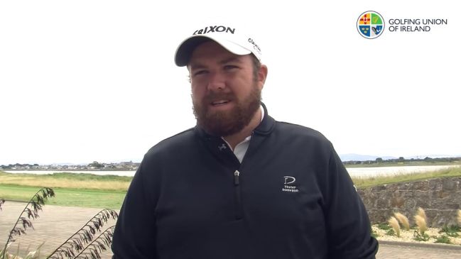 Shane Lowry, who played a round with Ireland's five Walker Cup representatives at Portmarnock last week