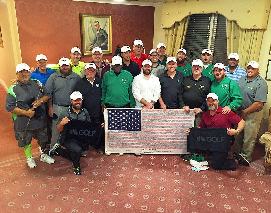 The "Golf Supports Our Troops" veterans at Rosapenna Hotel and Golf Resort in Co Donegal