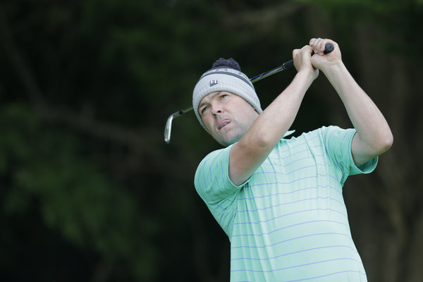 James Quinlivan (Mullingar) is just a shot off the lead in the Irish PGA. Credit - Golffile