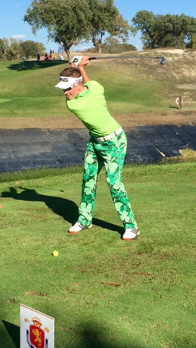 David Carey in action in Extramadura