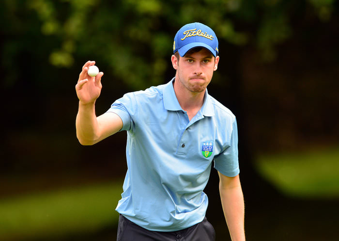 Alex Gleeson (Castle / UCD) winning the Irish Youths Open & Irish Colleges Invitational Championship earlier this year. .Picture by Pat Cashman
